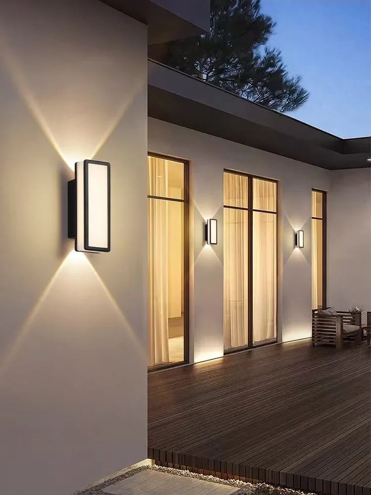 NordiLux LED Wandleuchte – Wasserdichte Moderne Außen-/Innenlampe für Garten, Flur & Schlafzimmer (7W / 10W)