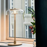 Aurélo – Designer Tischlampe aus Glas mit LED & Postmodernem Stil