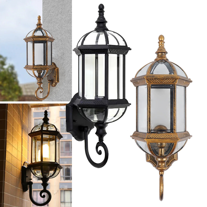 LUMIVINTA Retro Außenwandleuchte