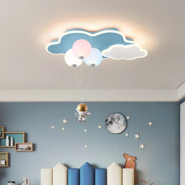 Nordische Astronauten-Wolken-LED-Hängelampe