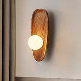 Wandleuchte aus natürlichem Holz, geeignet für jeden Raum