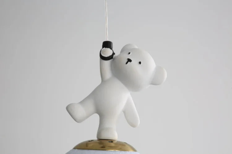 Nordic Bear Glow – Verspielte LED-Hängeleuchte für Kinderzimmer & Kreativräume