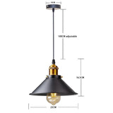 IronGlow Vintage LED Pendelleuchte – Retro Loftlampe für Küche & Esszimmer