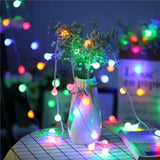 LumiGlobe 10M Kleine Kugel-Lichterkette – USB/Batterie