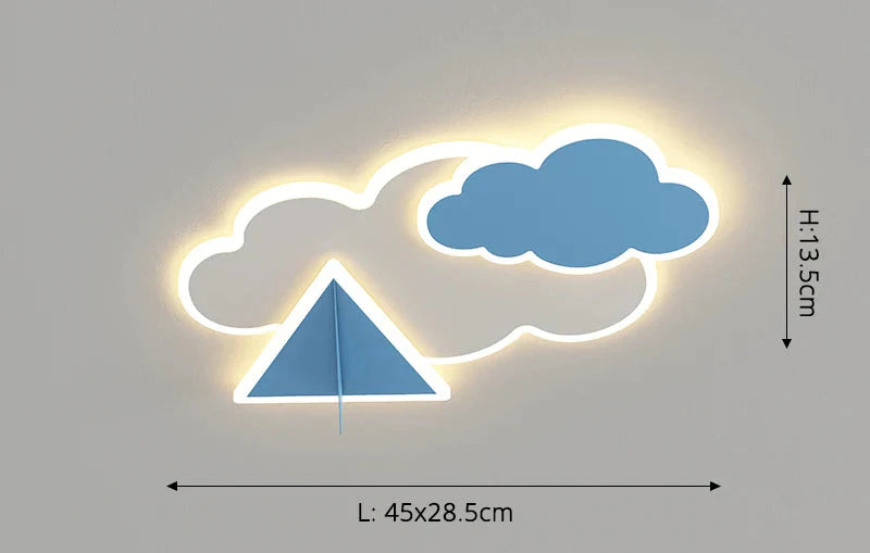 CosmoGlow LED Astronauten Wolken-Deckenleuchte