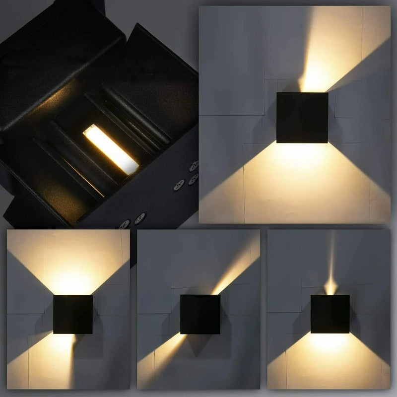 LUMICUBE LED Wandleuchten Set (4 Stück)