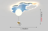 CosmoGlow LED Astronauten Wolken-Deckenleuchte