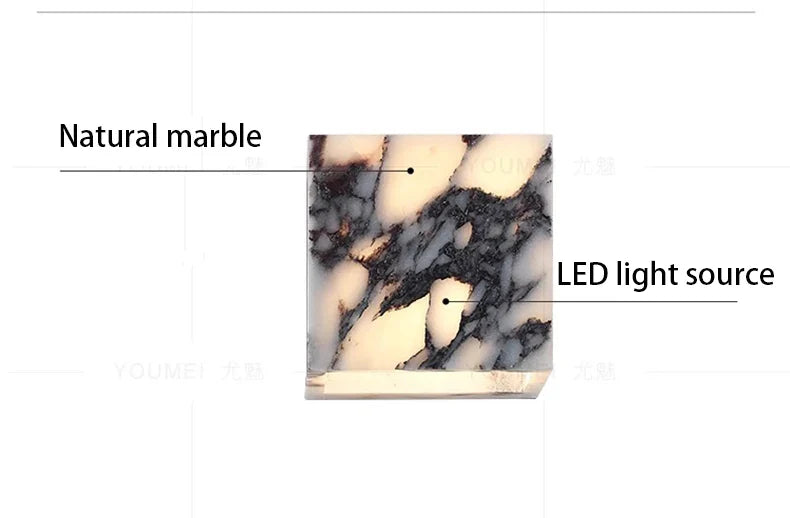 LUMARIS MarbleGlow LED Wandleuchte