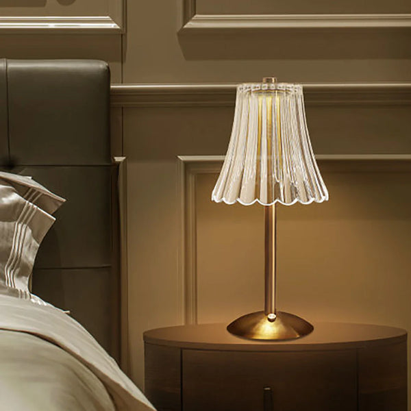 Aurora CrystalTouch – Klassische Kristall-LED-Tischlampe mit Touchbedienung