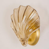 Muschelförmige Wandleuchte