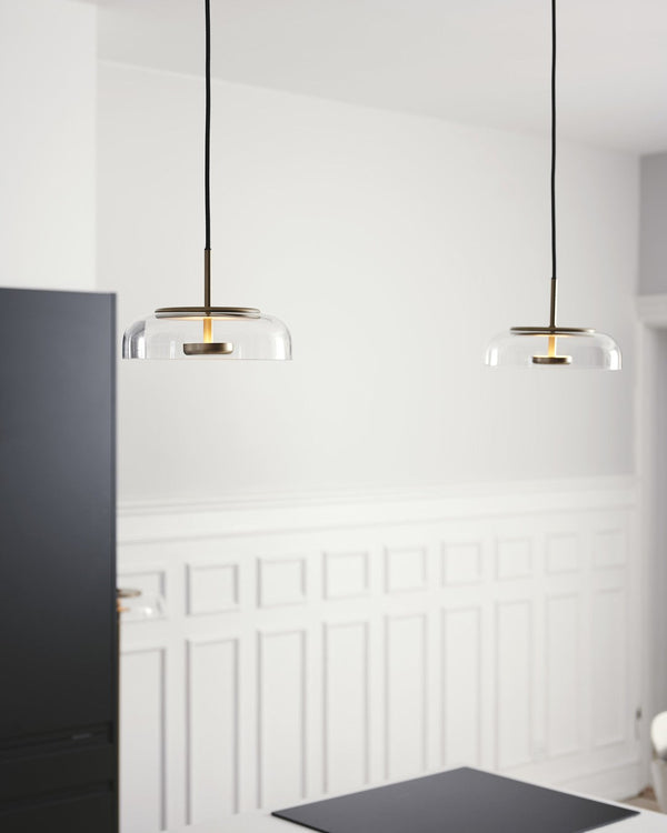Moderne Solara-Pendelleuchte aus Glas