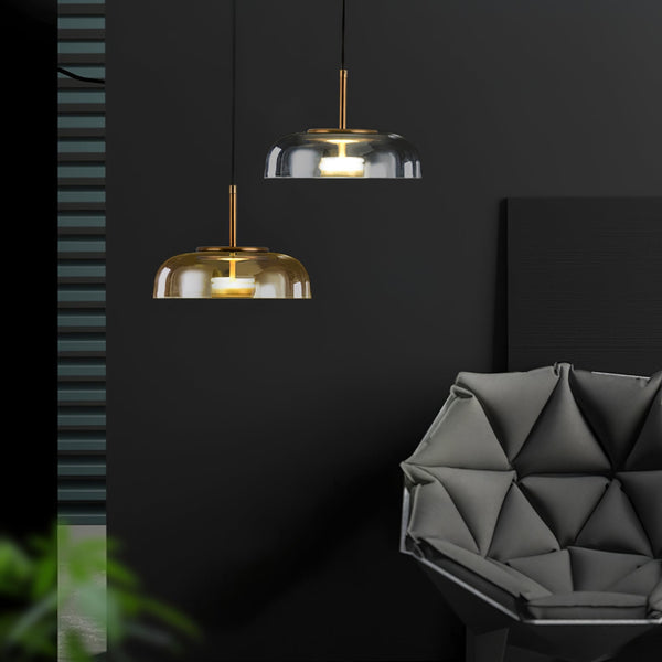 Moderne Solara-Pendelleuchte aus Glas
