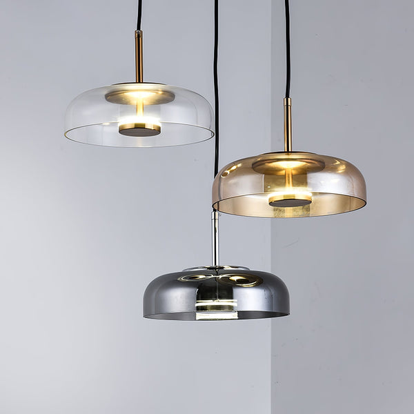 Moderne Solara-Pendelleuchte aus Glas
