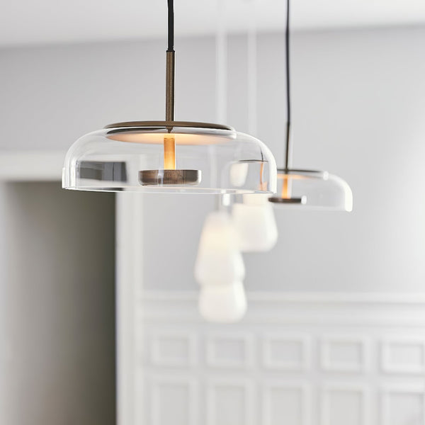 Moderne Solara-Pendelleuchte aus Glas