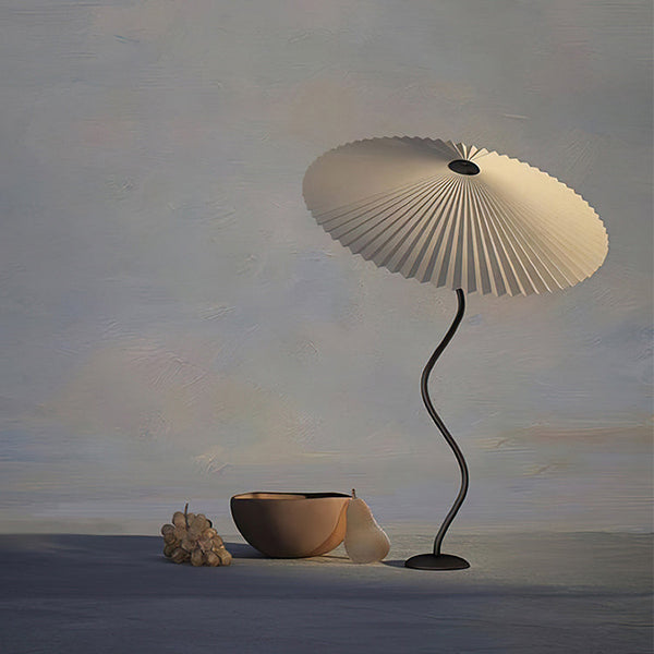Kunstvolle Squiggle Tischlampe