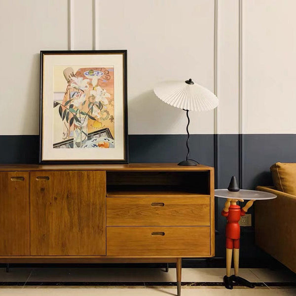 Kunstvolle Squiggle Tischlampe