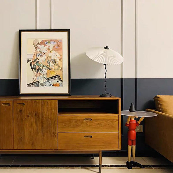 Kunstvolle Squiggle Tischlampe