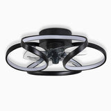 Moderner LED-Deckenventilator „Flower“ mit Fernbedienung und Deckenleuchte