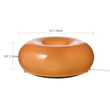 Bauhaus Donut Wandleuchte und Tischleuchte