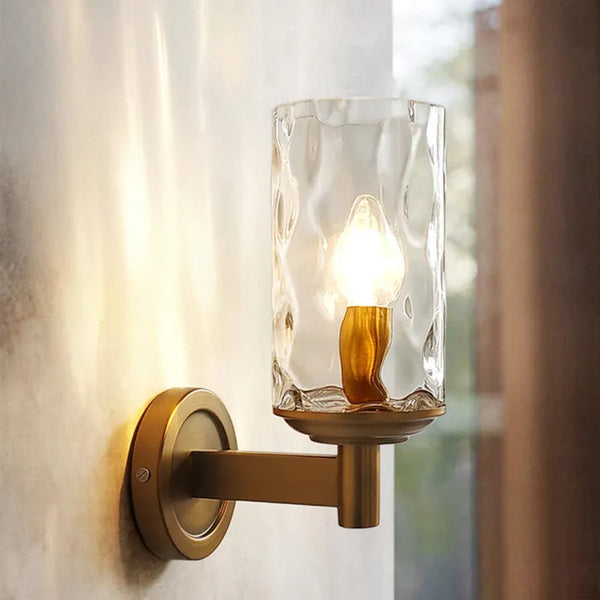 Klassische Retro-Glaswandlampe für das Schlafzimmer
