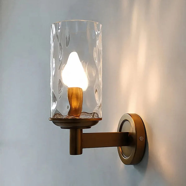 Klassische Retro-Glaswandlampe für das Schlafzimmer