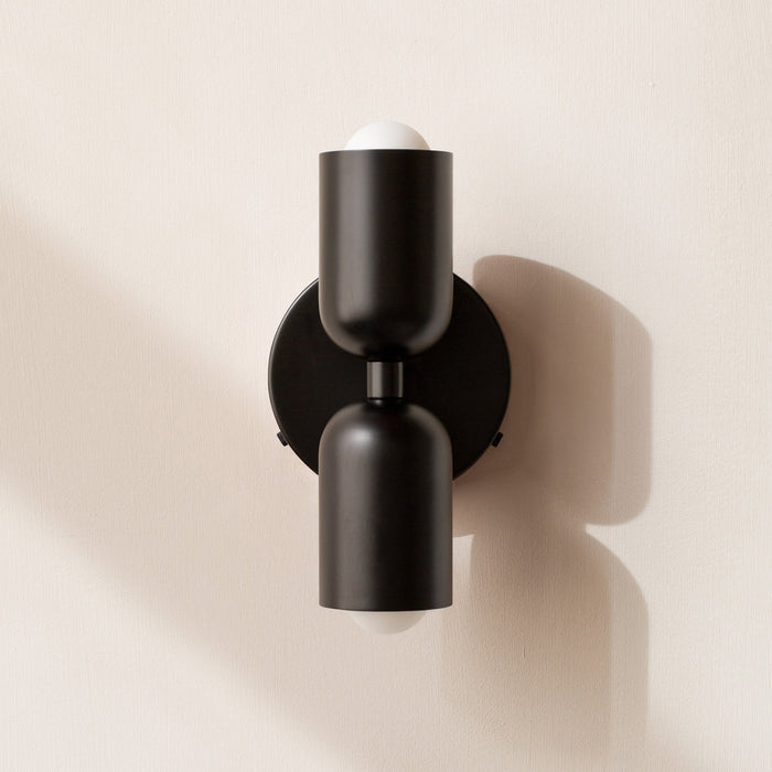 Vintage Doppelkopf-Kreative Home-Deco-Wandlampe