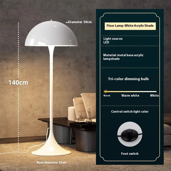Skandinavisches Dänisches Design Led Pilz Stehlampe