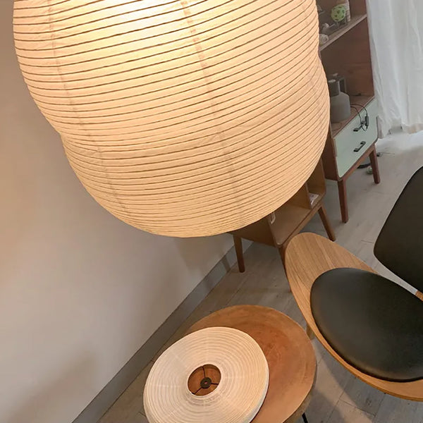 Mini-Hängelampe aus Washi-Papier für das Schlafzimmer