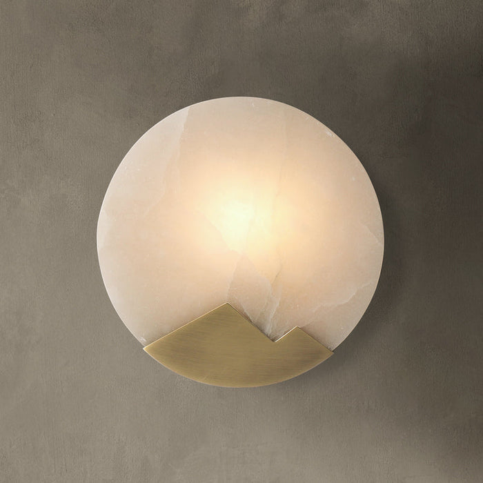 Skandinavische minimalistische Marmor-Wandlampe