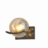 Moderne LED-Wandleuchte aus Glas