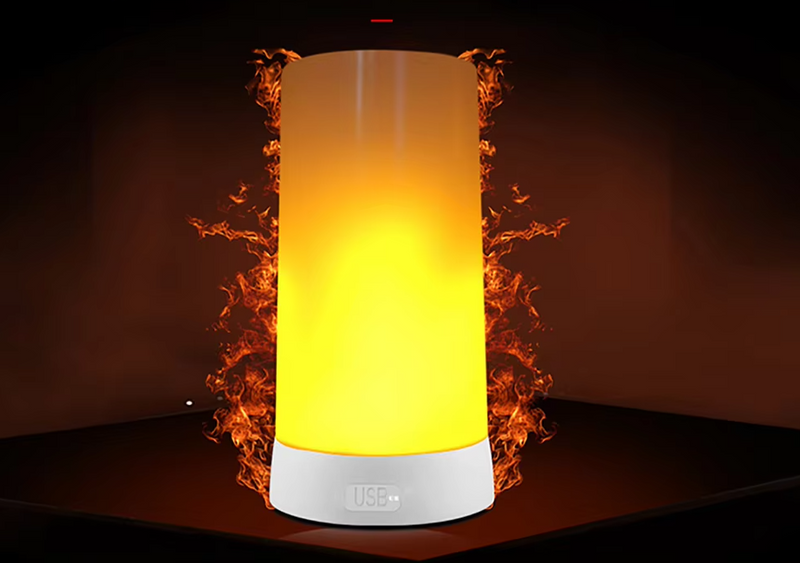 FLAMO USB Wiederaufladbare LED Flammenlampe
