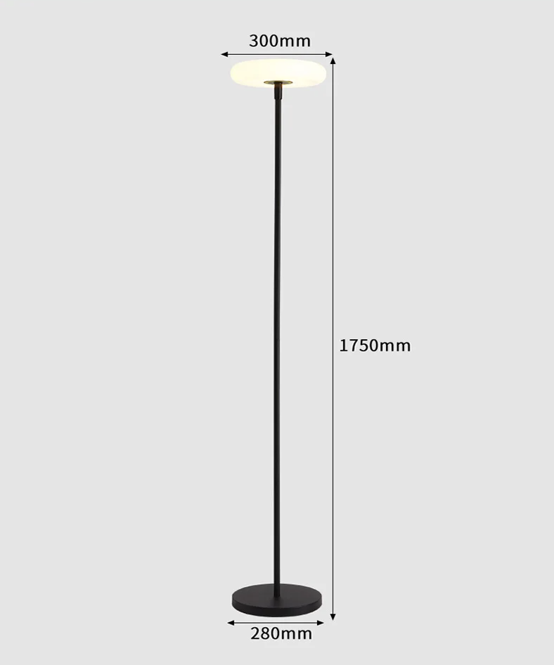 NordiGlow Minimalistische Solar Bodenlampe