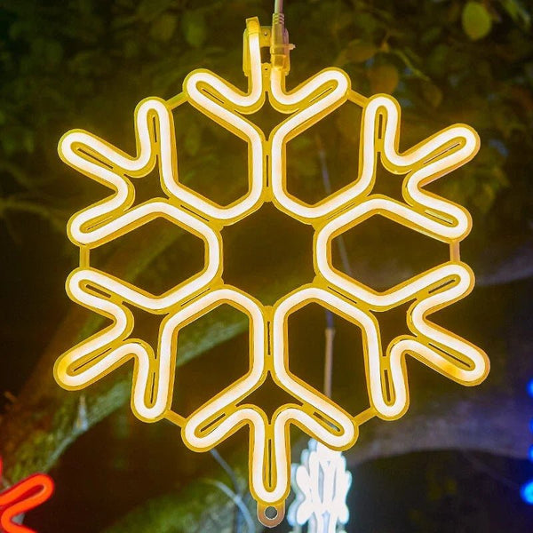 Weihnachts-LED-wasserdichtes Schneeflockenlicht