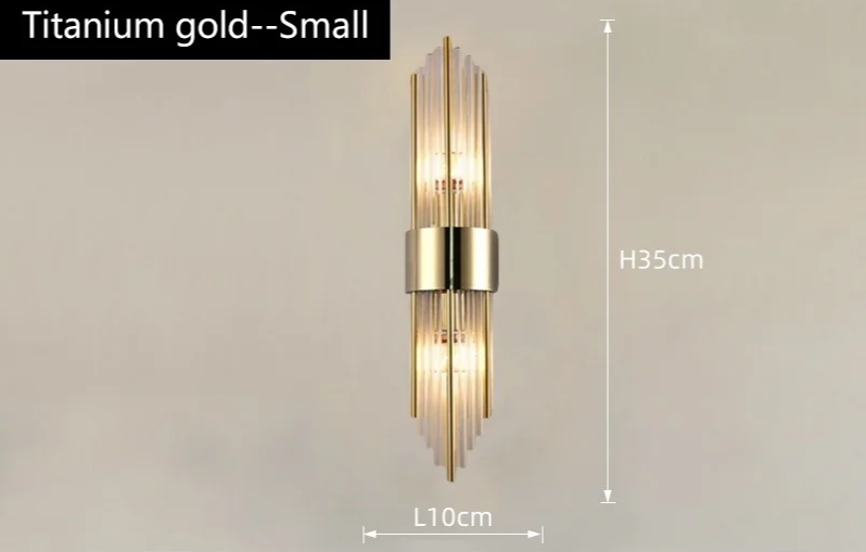 AuriLux Nordic Kristall-Wandleuchte