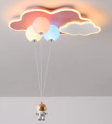 Nordische Astronauten-Wolken-LED-Hängelampe