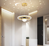 LunaNova LED Deckenleuchte mit Mond- und Sternenprojektion