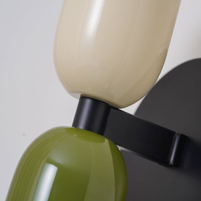 Vintage Doppelkopf-Kreative Home-Deco-Wandlampe