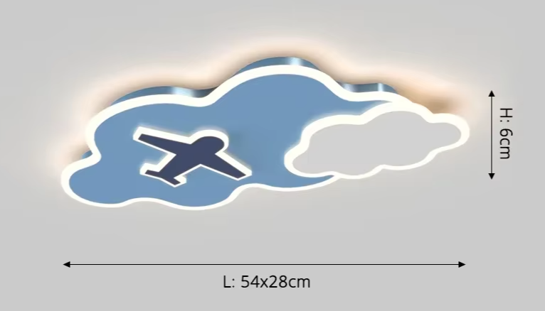 Nordische Astronauten-Wolken-LED-Hängelampe