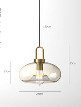 LumiLoft Glas Pendelleuchte
