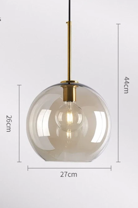 LumiLoft Glas Pendelleuchte