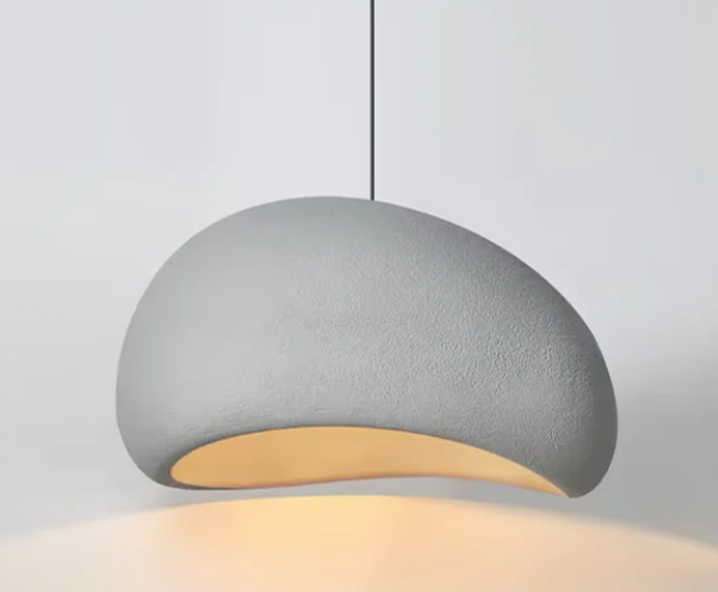 WabiGlow – Moderne LED Pendelleuchte im Wabi-Sabi-Stil für Wohnzimmer, Schlafzimmer & Esszimmer