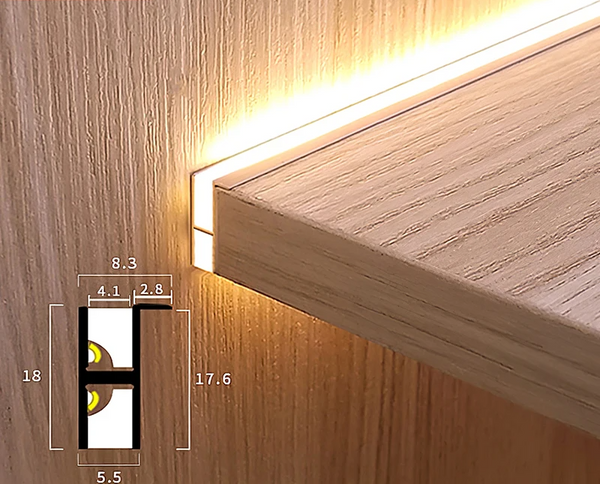 LUMISHELF Unsichtbares LED-Regallicht