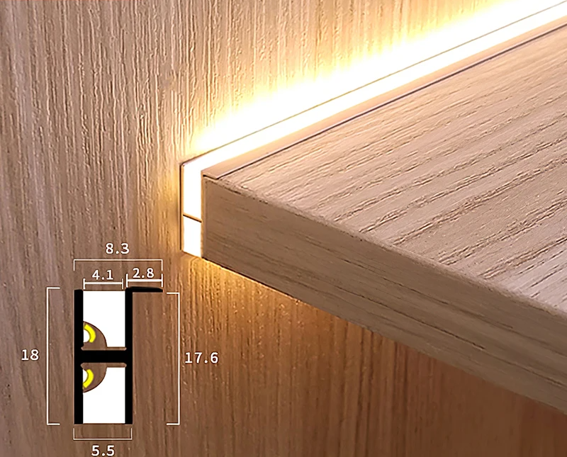 LUMISHELF Unsichtbares LED-Regallicht