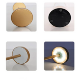 LumiÉlan – Klassische Wiederaufladbare Tischlampe mit Touch, 3 Farben & Stufenloser Dimmung