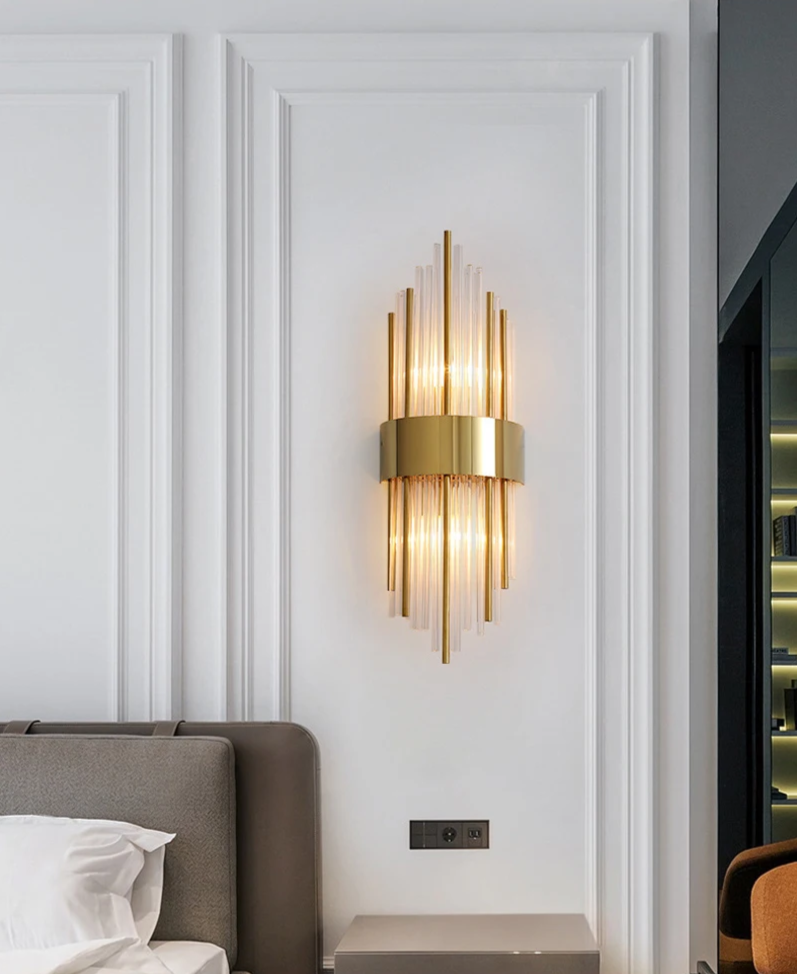 AuriLux Nordic Kristall-Wandleuchte
