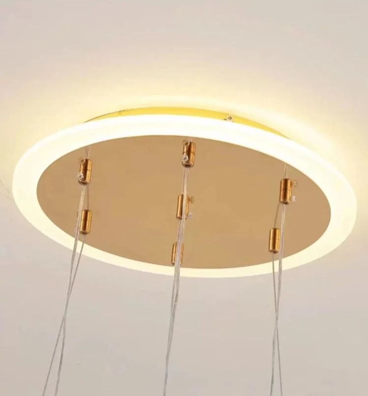 LumaCrest LED Pendelleuchte – Modernes Art Deco-Design für Esszimmer und Wohnzimmer