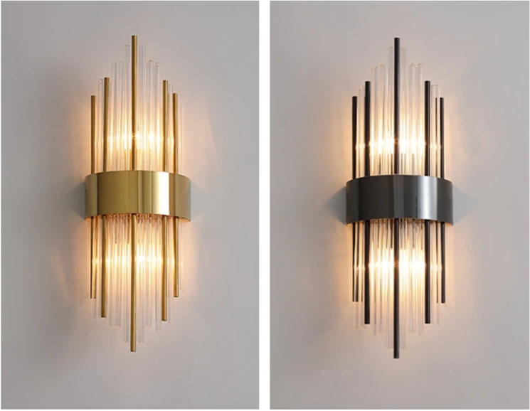 AuriLux Nordic Kristall-Wandleuchte