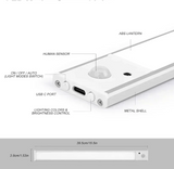 LumiTrack – Kabelloses LED Nachtlicht mit Bewegungssensor & USB-Aufladung