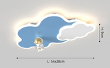 Nordische Astronauten-Wolken-LED-Hängelampe