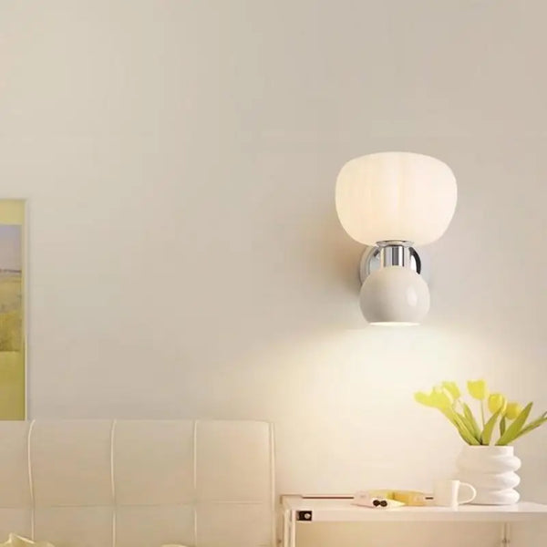 Moderne LED-Wandlampen Creme